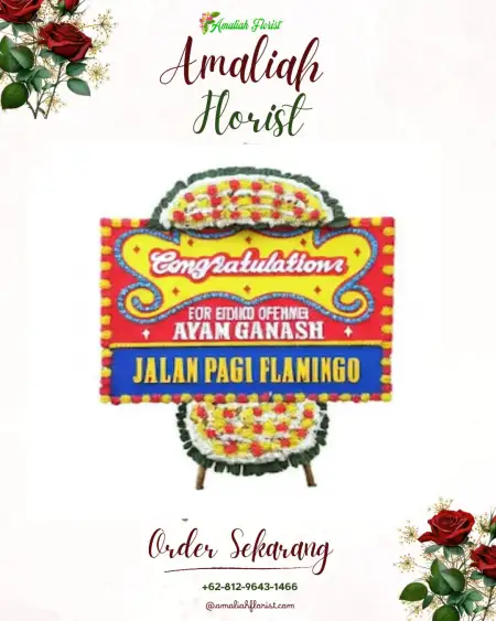 Sewa Papan Bunga Canggah